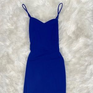 Royal Blue midi dress